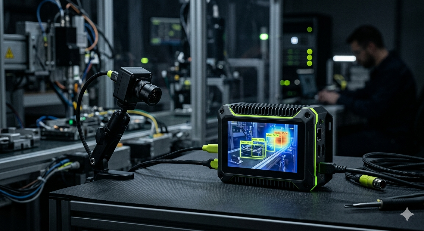 Edge AI and optimization service visual